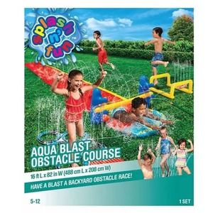 Aqua Blast Inflatable Water Slide & Obstacle Course